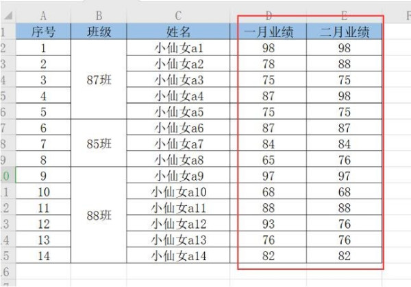 在WPS表格中如何找出不同的两列数据