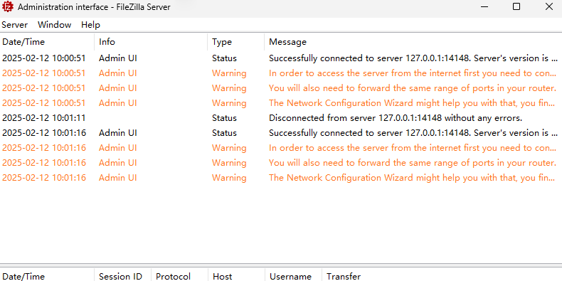 FileZilla Server