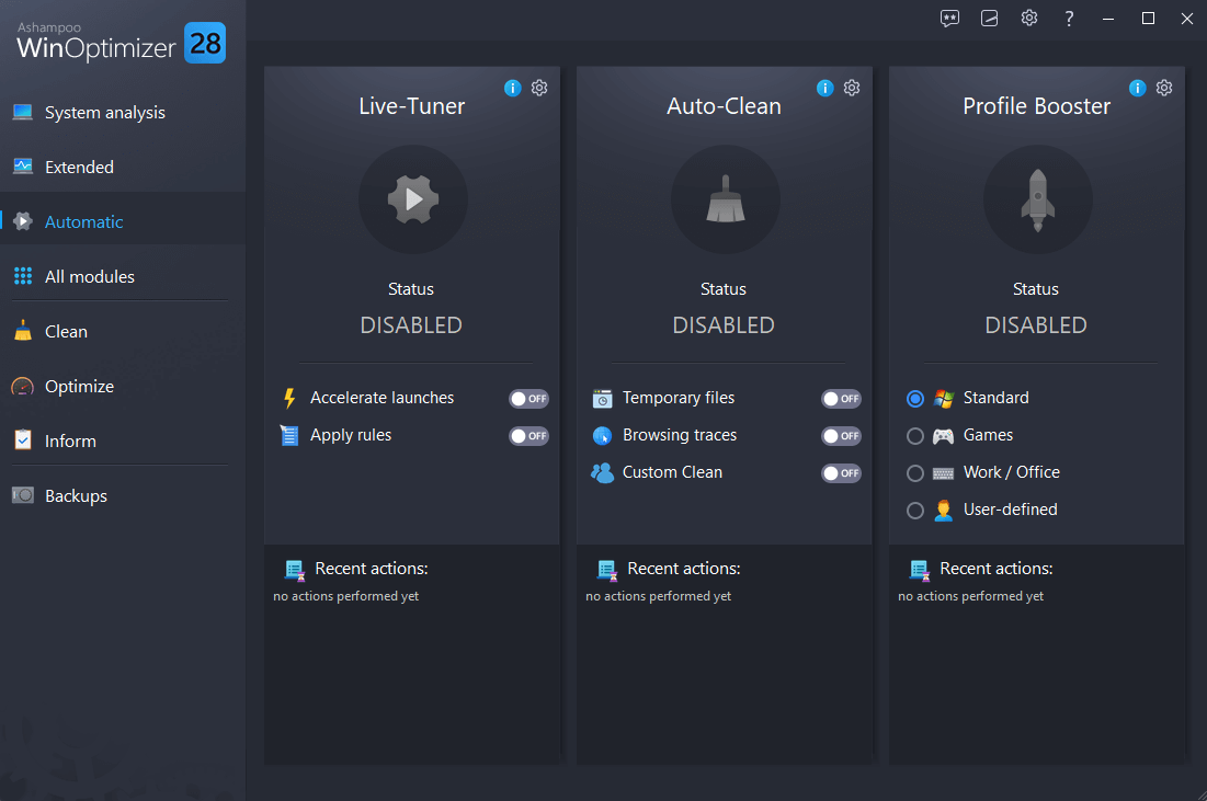 Ashampoo WinOptimizer