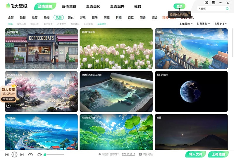 飞火动态壁纸